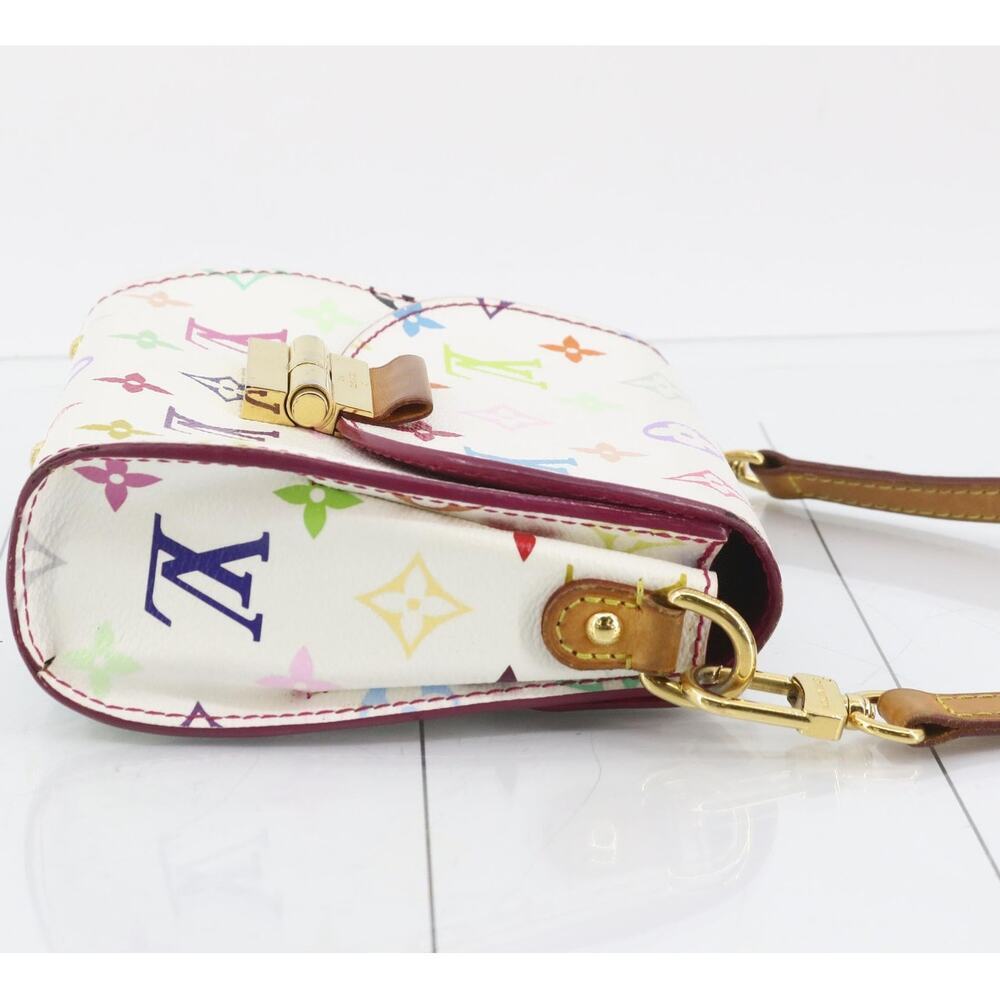 Louis Vuitton Multicolor Heartbreaker Bag Monogram Crossbody Vintage White LV - Picture 4 of 16